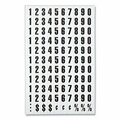 Bi-Silque MasterVisi, INTERCHANGEABLE MAGNETIC BOARD ACCESSORIES, NUMBERS, BLACK, 3/4inH KT2020